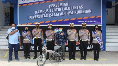 Polres Kuningan Tetapkan Unisa sebagai Kampus Tertib Lalu Lintas