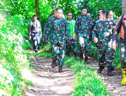 Pangdam “Ngetrail” Temui Masyarakat di Kaki Gunung Tangkuban Perahu