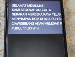 Beredar Pesan Berantai Teror Bom dengan Sasaran Bank di Wilayah Ciawigebang