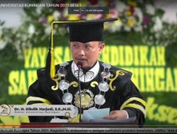 Kemenpora RI, PT. PP Persero Tbk, dan BRI Kanca Kuningan Berikan Kontribusi Nyata di Wisuda Uniku ke-26