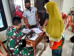 Kodim 0615/Kuningan Gelar Vaksinasi Tahap 1 di Desa Datar