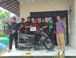 KWK Milangkala ke-4, Donasikan Jutaan Uang Tunai dan 1 Unit Motor