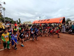 Meriahkan HUT Kodim Kuningan Ke -58, Stadion Mashud Diserbu Anak Anak