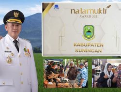 Dukung Pengembangan UMKM, Bupati Kuningan Raih Penghargaan Natamukti 2021