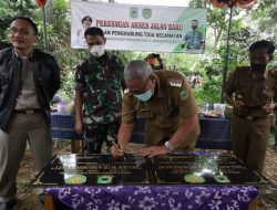 Hasil Membelah Gunung jadi Jalan Penghubung 3 Kecamatan