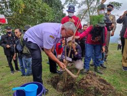 Hari Pers Nasional ke -76, Insan Media Kuningan Lakukan Penanaman Pohon dan Bakti Sosial