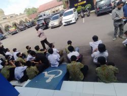 Puluhan Siswa SMK Muhammadiyah Lemah Abang Diamankan Polres Kuningan