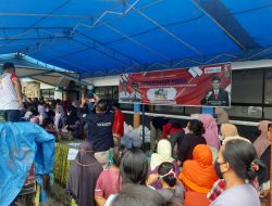 Ratusan Warga Cikeusal Serbu Operasi Pasar Murah