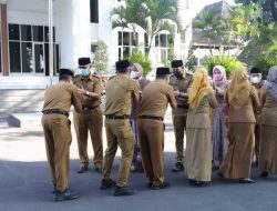 Lebaran Idul Fitri Telah Berakhir, Bupati Lakukan Tradisi Bermusafahah