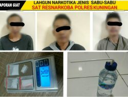 3 Pelaku Pengguna Sabu Diringkus Polisi, 1 Diantaranya Dibawah Umur