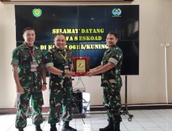 Dandim Kuningan Menerima Kunjungan KKLDN Pasis Dikreg LXII Seskoad Tahun 2022