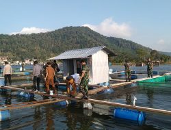 Pasis Seskoad Tinjau Keramba Ikan Binaan Kodim Kuningan