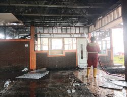 Bangunan Milik PDAU Kuningan Terbakar