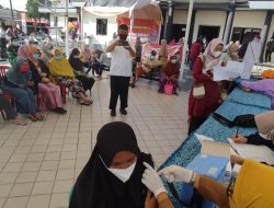 Warga Desa Manis Lor Serbu Vaksinasi Booster