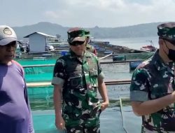 Tinjau Lokasi Keramba Ikan Binaan Kodim Kuningan, Ini Kata Danrem
