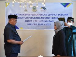 Terpilih Menjadi Direktur Perumda AU, Heni Susilawati Dilantik Bupati
