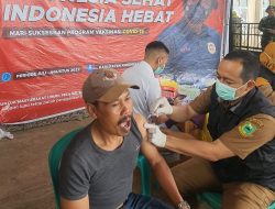 Vaksinasi Termin Tiga, BIN Kembali Menyisir Warga Kecamatan Darma