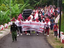Jalan Sehat Jadi Puncak Acara HUT RI ke-77 di Cilaja