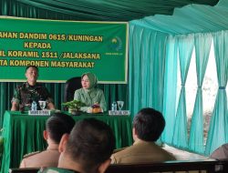 Kunker Perdana, Dandim Kuningan Kunjungi Koramil di Wilayahnya