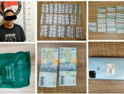 Simpan Ratusan Obat Terlarang di Kamar, Warga Darma Diciduk Polisi