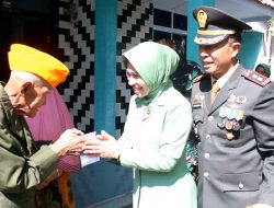 Peringati HUT TNI ke-77, Dandim Kuningan ‘Anjangsana’ dan Berikan ‘Tali Asih’ untuk Mantan Pejuang 45
