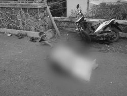 Gagal Nyalip Motor, Seorang Gadis Muda Kecelakaan di Jalan Raya Lebakwangi