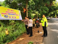 Gakkum Polres Kuningan Ingatkan Pengendara untuk Berhati-Hati