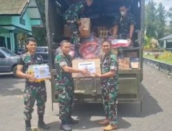 Korem 063 SGJ Turunkan Bala Bantuan Untuk Korban Gempa di Cianjur