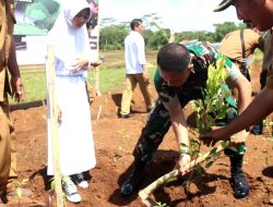 Serentak! Dandim Kuningan Bersama Forkopimda Menanam 5000 Pohon di 4 Desa