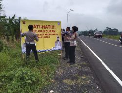 Titik Rawan Kecelakaan, Jadi Sasaran Satlantas Polres Kuningan