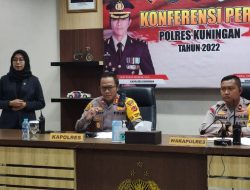 Polres Kuningan Ungkap Berbagai Kasus Selama Tahun 2022