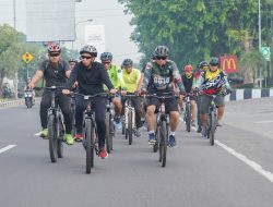Olahraga bersama Danrem 063/SGJ dan Masyarakat Cirebon