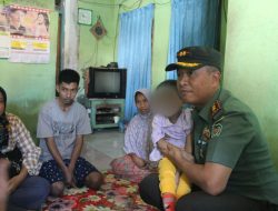 Dandim Kuningan Kunjungi Rumah Balita Stunting