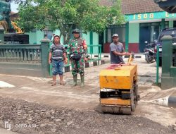 Ciptakan Rasa Nyaman, Koramil Cidahu Perbaiki Pangkalan