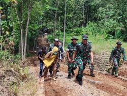 Hadir Ditengah Kesulitan Masyarakat, Dandim Kuningan Tinjau Lokasi BSMSS