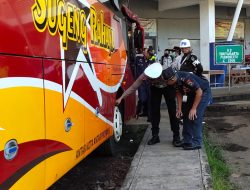 Ram Check Jelang Arus Mudik Lebaran, 2 Bus Tidak Dijinkan Jalan