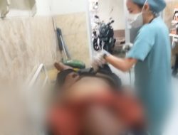 Pengendara Motor Tiba Tiba Jatuh dan Meninggal Dunia di Jalan Raya Cipondok