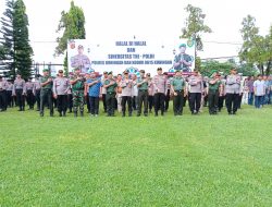 Polres dan Kodim Kuningan Gelar Halal Bihalal