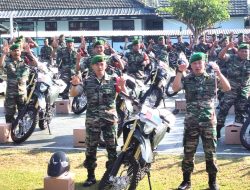 220 Motor Dinas Diserahkan, Babinsa Kuningan Akan Semakin Gesit Jalankan Tugas