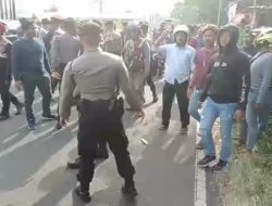 Warga Desa Ancaran Terlibat Bentrok dengan LSM LMPI