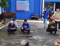 Anggota DPR RI Kurban Sapi di DPC Partai Demokrat Kuningan
