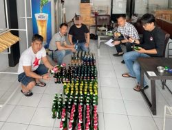 Ratusan Miras Pabrikan Disita Polisi