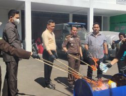 Sudah Inkrah, Kejari Kuningan Musnahkan Ribuan Jenis Narkotika dan Barang Lainnya