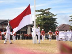 Upacara Peringatan Detik Detik Proklamasi Kemerdekaan HUT RI ke-78 di Stadion Mashud Kuningan