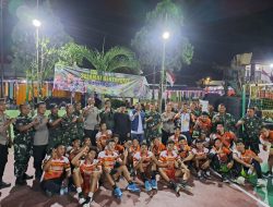 Turnamen Bola Volly “Danramil Cup” Sukses Digelar