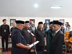 Ukas Suharfaputra Resmi Dilantik sebagai Direktur PAM Tirta Kamuning