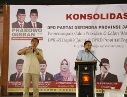 Konsolidasi DPD Partai Gerindra, Semangat Berjuang Menangkan Prabowo Sebagai Presiden 2024 