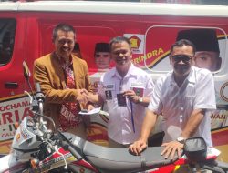 DPC Gerindra Kuningan Terima Mobil dan Motor dari Caleg DPR RI Iwan Bule