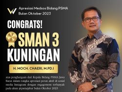 Kepala Sekolah SMAN 3 Kuningan Mendapat Apresiasi Medsos Bidang PSMA Jawa Barat