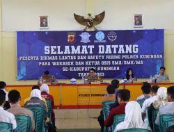 Puluhan Pelajar SMA Mendapat Sosialisasi Keselamatan Berlalu Lintas dan Safety Riding